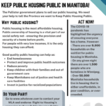 Keep Public Housing Public in Manitoba